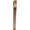 Ekena Millwork Imperial Slat Rough Sawn Bracket, Western Red Cedar, 4"W x 44"D x 48"H BKT04X44X48IMP06RWR - alternate 2